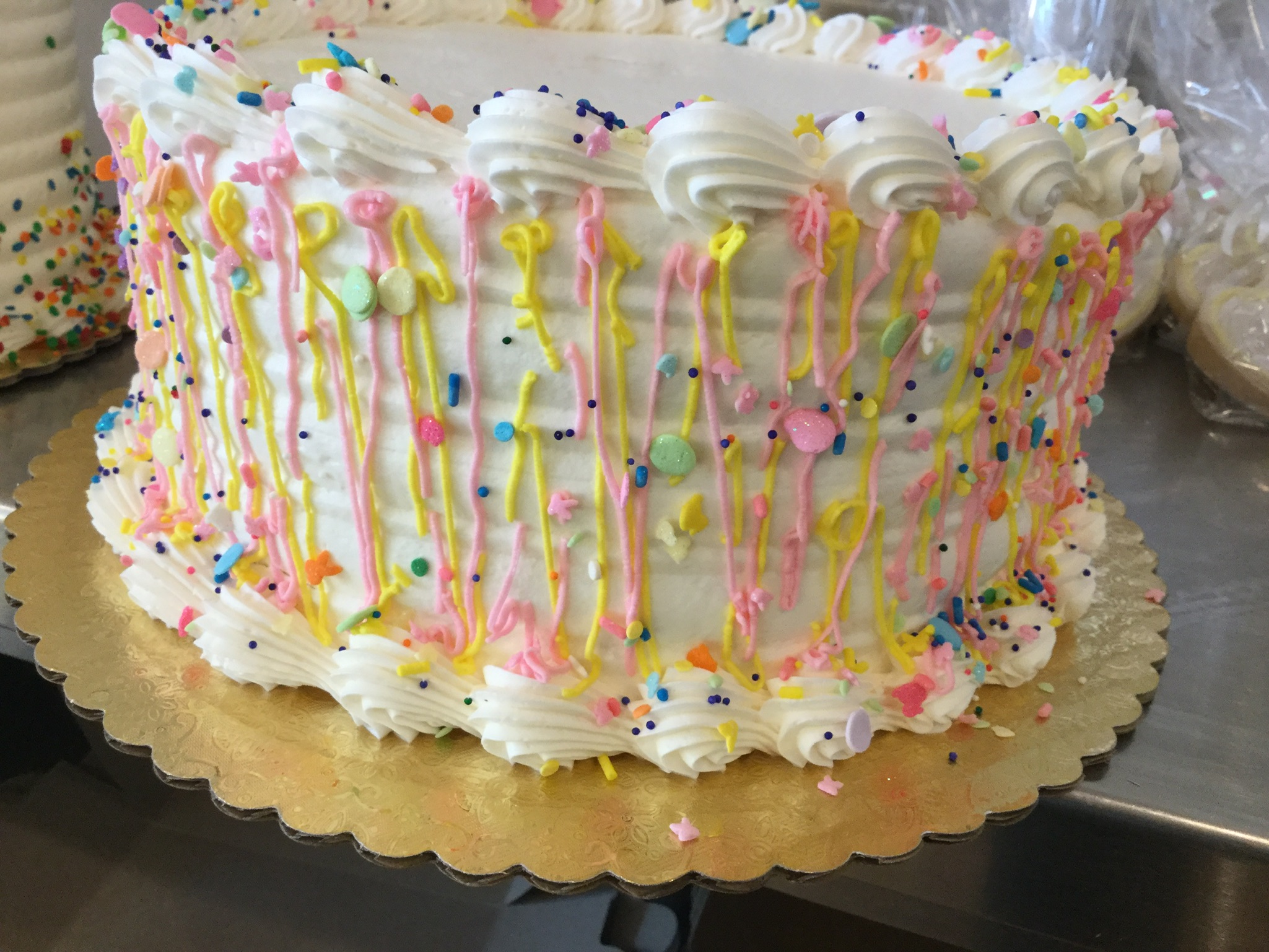 9 in. Yellow Buttercream Cake - For Pickup - Christine's Cakes and Pastries